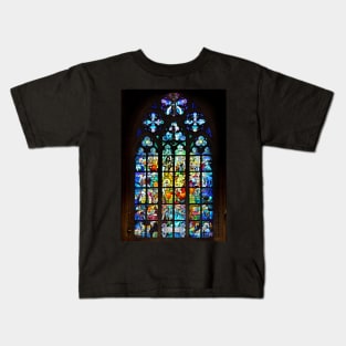 Slavic stained glass window Kids T-Shirt